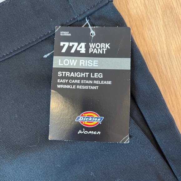 NWT Women's 774 Dickies Work Pant Low Rise Straight Leg SZ 12R - Picture 6 of 7